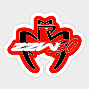 TunerTeez: ZZW30 "the Phoenix Returns" (black) Sticker